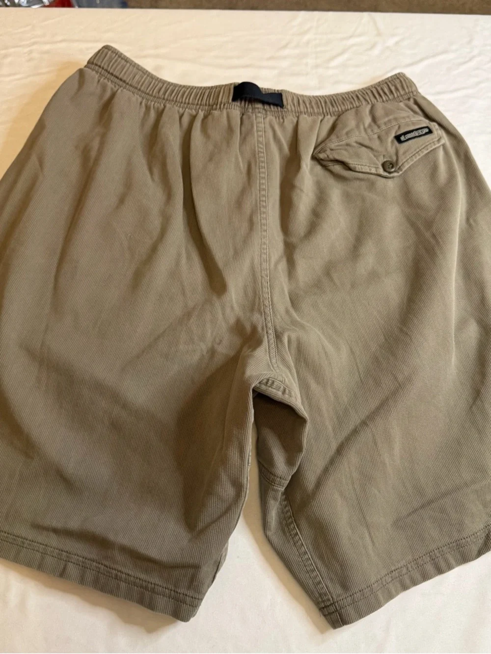 Nike ACG Trail Shorts Large Khaki Outdoor Hiking Utility Adjustable‎ Waist Men’s